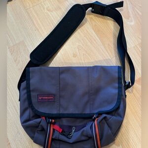 Timbuk2 Small Messenger Bag 
Dark Purple Orange Accent